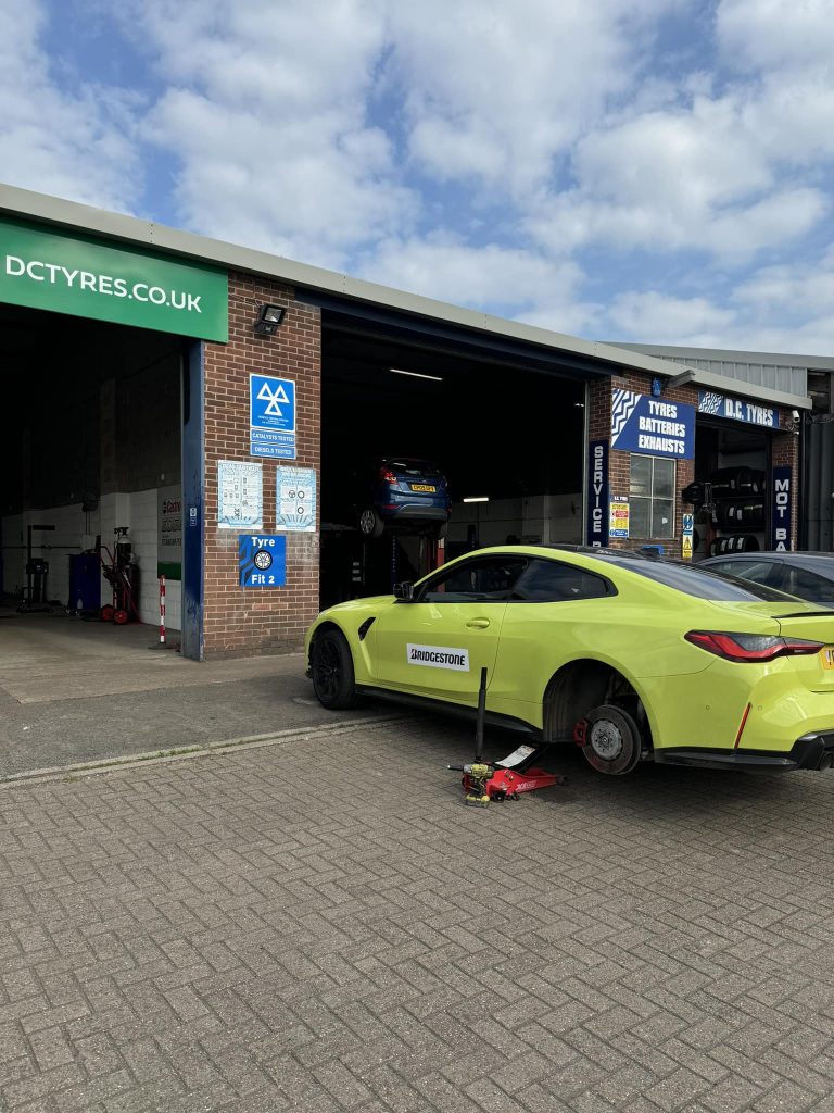 Vehicle outside of DC Tyres & Autocentre